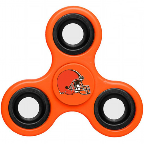 NFL Cleveland Browns 3 Way Fidget Spinner E15 - Click Image to Close